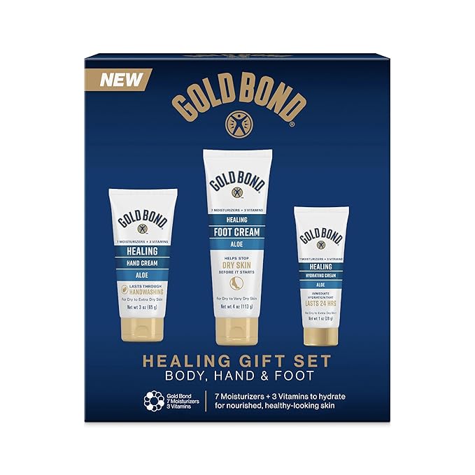 Gold Bond - Healing Cream Gift Pack, For Body, Hand & Foot