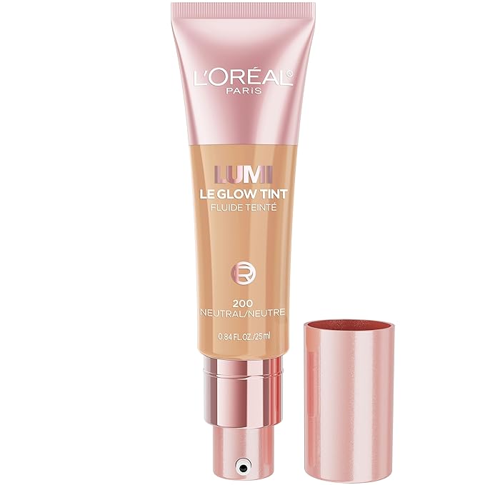 L'Oréal Paris Lumi Le Glow Skin Tint, lichtgewicht getint serum op waterbasis met foundation