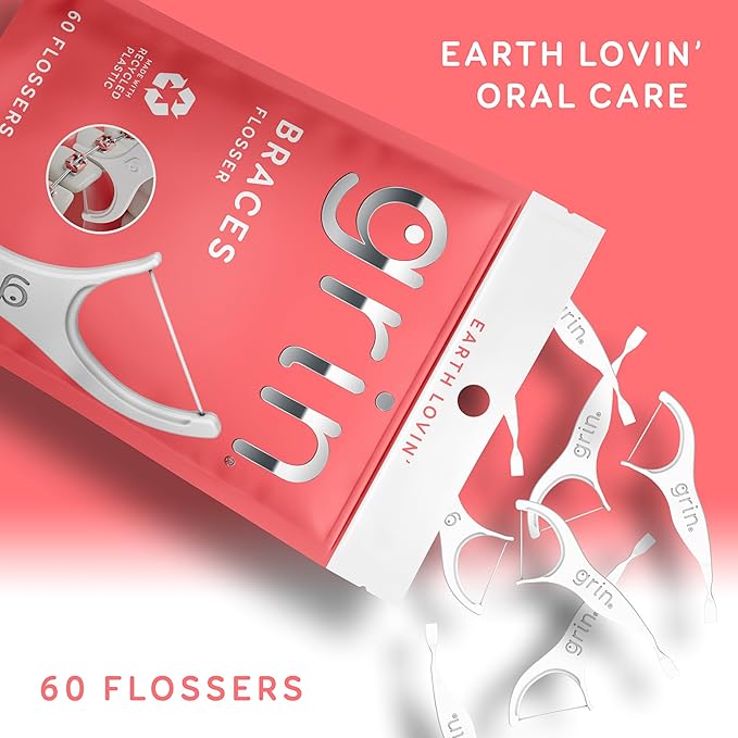 Grin Braces Flosser Floss Picks Designed for Braces