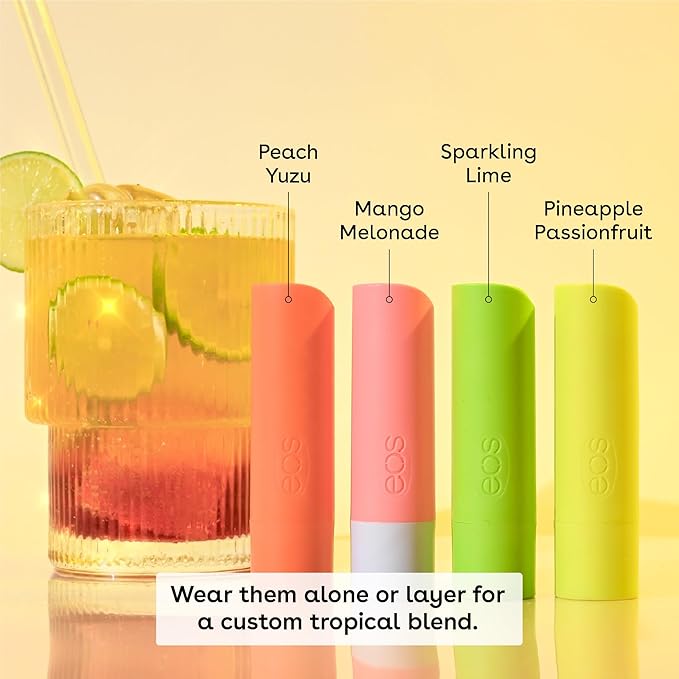 eos Flavor Lab Secret Menu Lip Balm Gift Set - Tropical Chiller