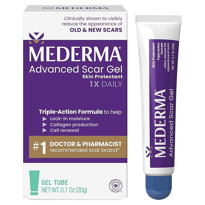 Mederma - Advanced Scar Gel - Treats Old and New Scars - Reduces the Appearance of Scars