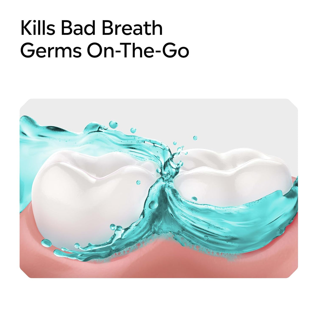 Listerine On-The-Go Cool Mint Alcohol Free Mouthwash Packets