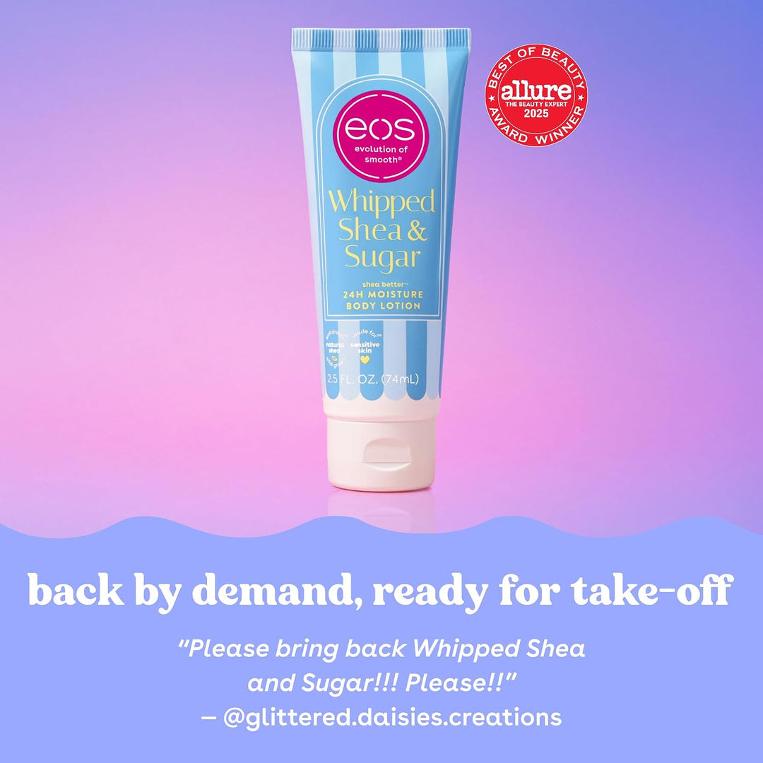 eos Shea Better Whipped Shea & Sugar Travel Body Lotion