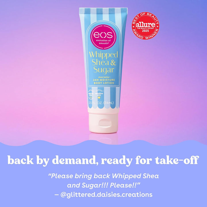eos Shea Better Whipped Shea & Sugar Travel Body Lotion