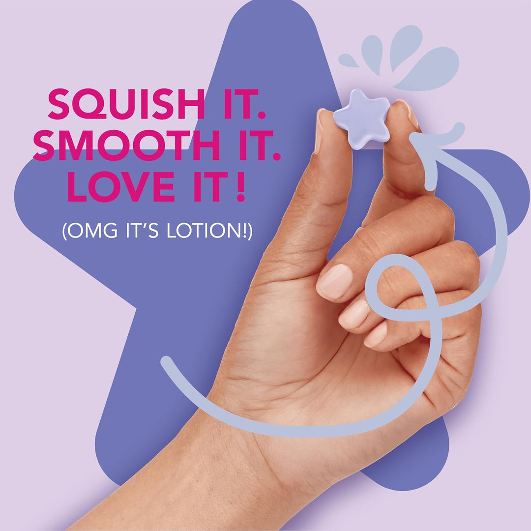 Jergens Lotion Bursts are squishy heart-shaped moisturizers