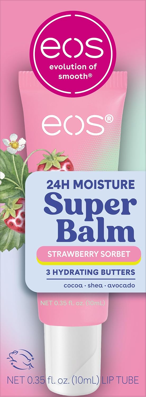 eos 24H Moisture Super Balm Strawberry Sorbet
