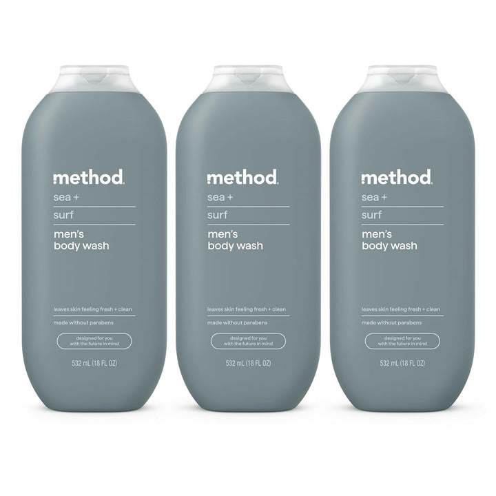 Method Men Body Wash with Plant-Based Cleansers set