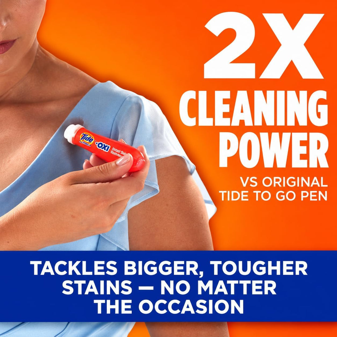 Tide To Go Jumbo PRO Instant Stain Remover Pens 2 Pack