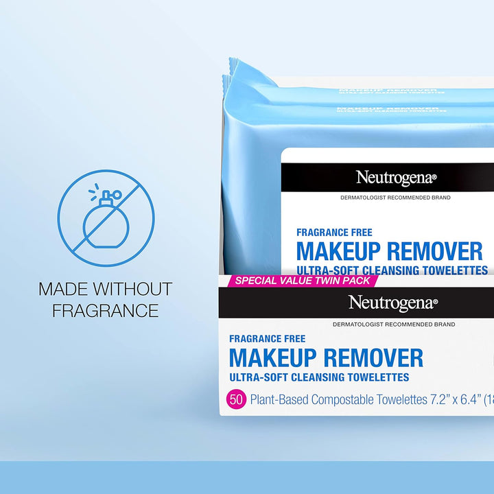 Neutrogena - Cleansing Fragrance Free Makeup Remover Face Wipes
