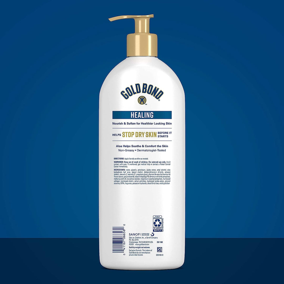 Gold Bond Healing Hydrating Lotion With Aloe, Moisturizes, Immediate 24-Hour Hydration - 566g