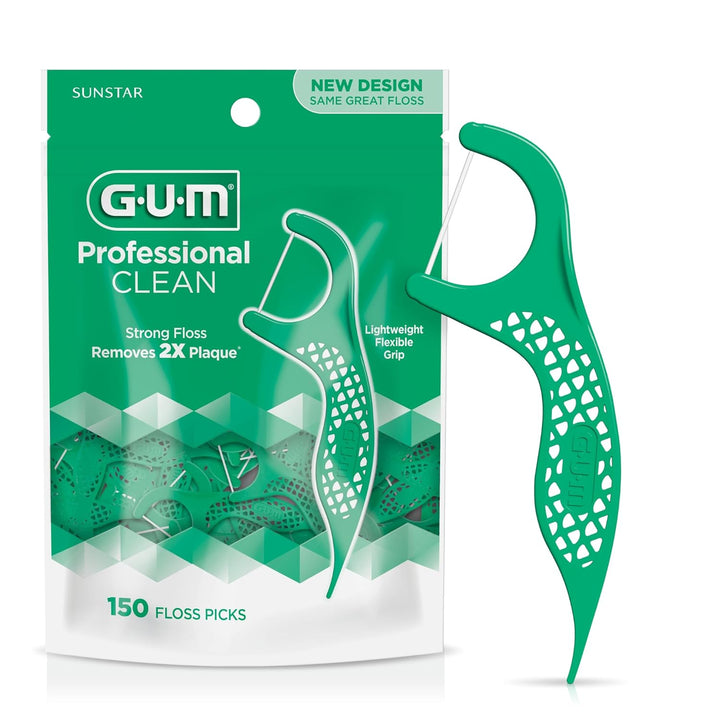 GUM Professional Clean Flosser Picks