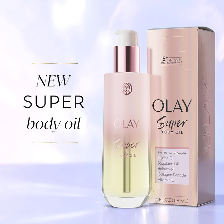 Olay Super Body Oil 5-in-1 Oil + Serum for Luminous Skin
