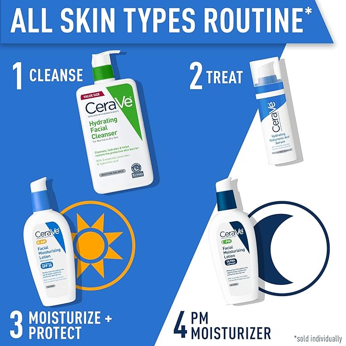 CeraVe Facial Moisturizing AM Lotion - Zonnebrandcrème - Gezichtscrème spf30 - 89ml