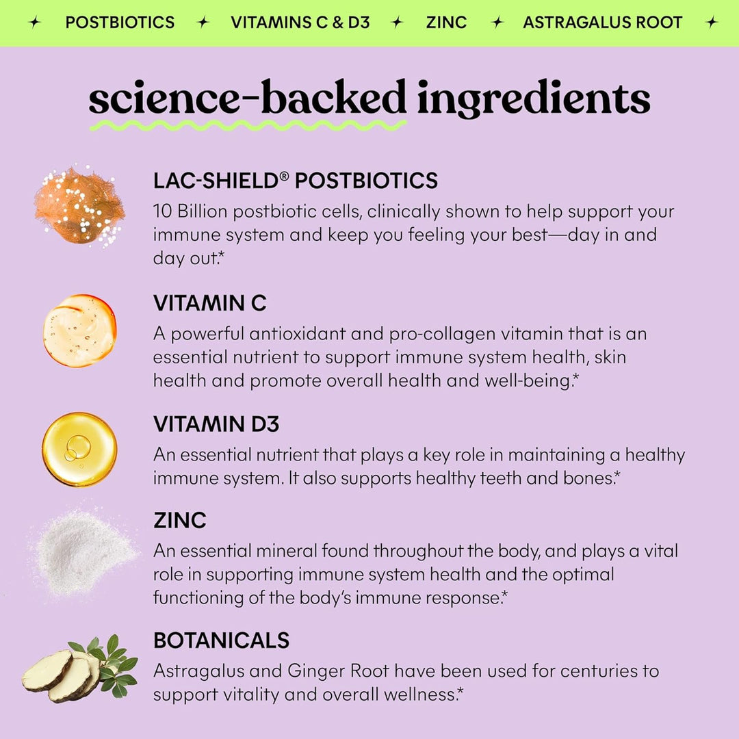 Lemme Immunity Daily Wellness Gummies, Sweet Orange Gummies