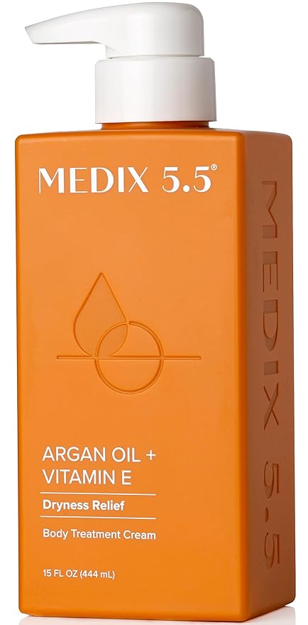 MEDIX 5.5 Arganoliecrème met vitamine E Anti-aging huidverzorging Moisturizer lichaamscrème - 444 ml