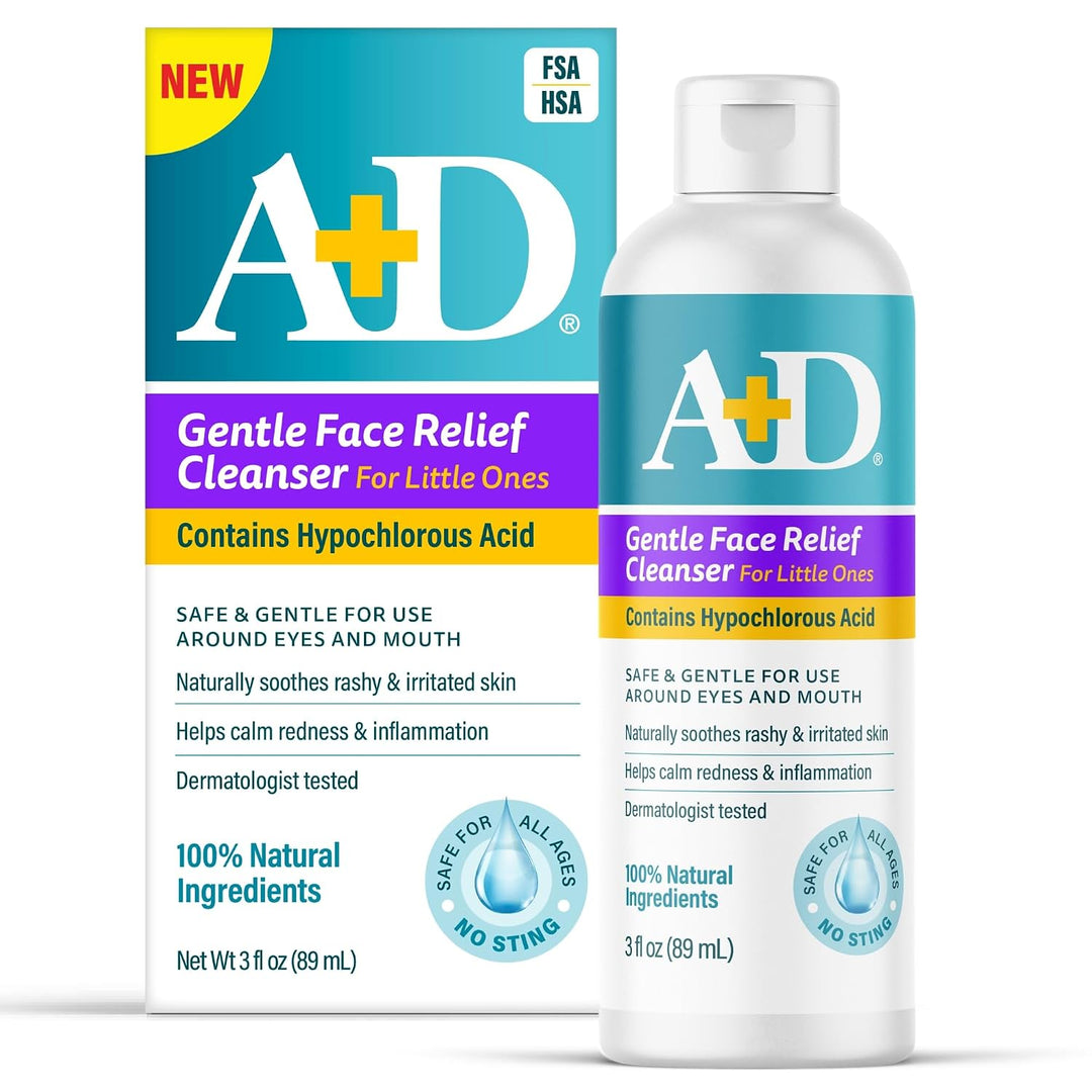 A+D Gentle Face Relief Cleanser with Hypochlorous Acid