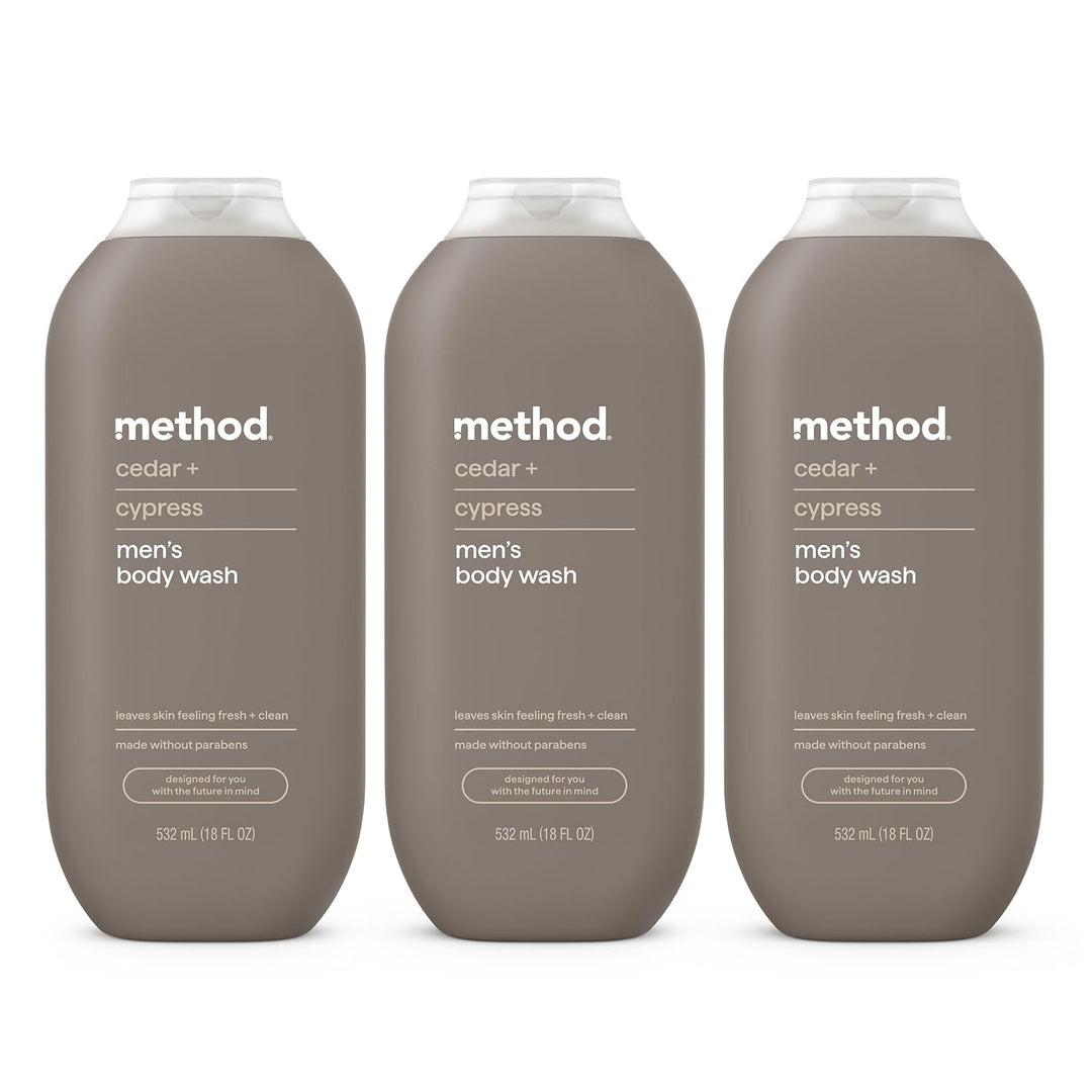 Method Men Body Wash with Plant-Based Cleansers set