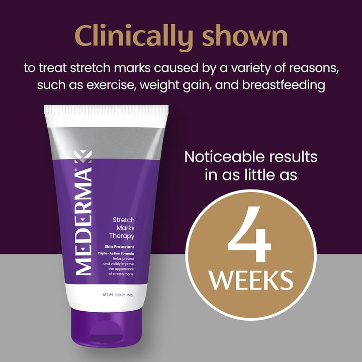 Mederma - Striae Therapie - Helpt Striae Te Voorkomen en Behandelen - Veilig te Gebruiken Tijdens De Zwangerschap - Huidverzorging Tijdens De Zwangerschap