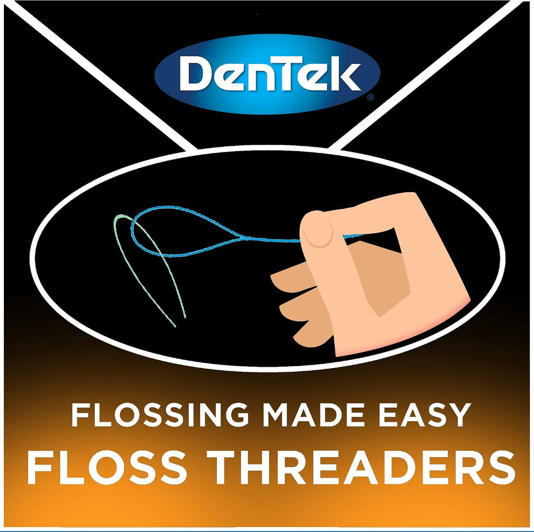 DenTek Flossdraadsnijders - Pour beugels, bruggen et implantaten - 50 pièces (paquet de 1)