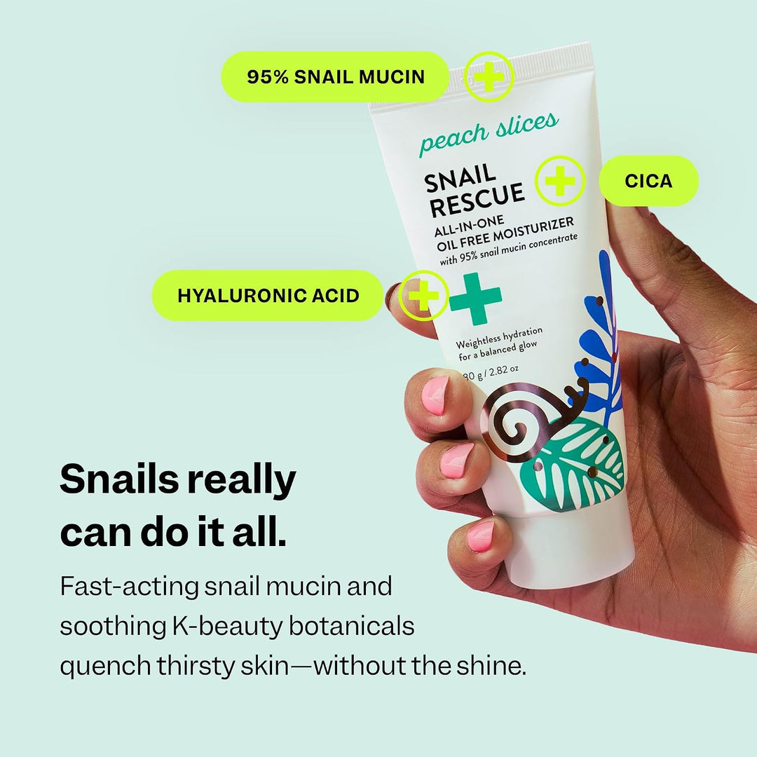 Peach Slices Snail Rescue Balanced & Bright 5-Step Skincare Kit