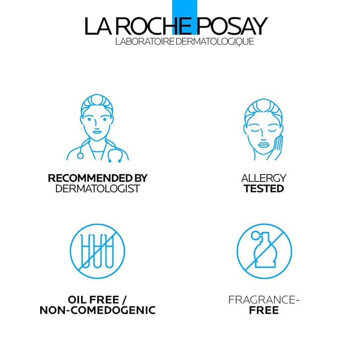 La Roche-Posay - Effaclar Dual Acne Face Wash - 4% Benzoyl Peroxide - 200ml