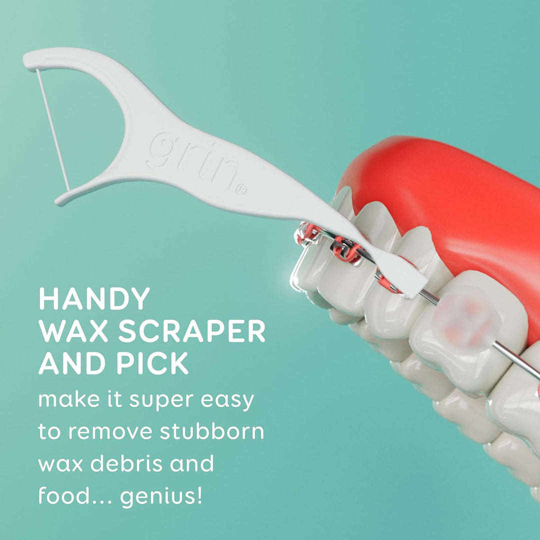Grin Braces Flosser Floss Picks Designed for Braces