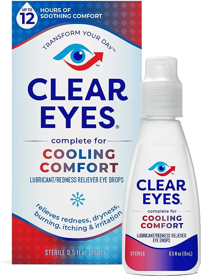 Clear Eyes Cooling Comfort Redness Relief