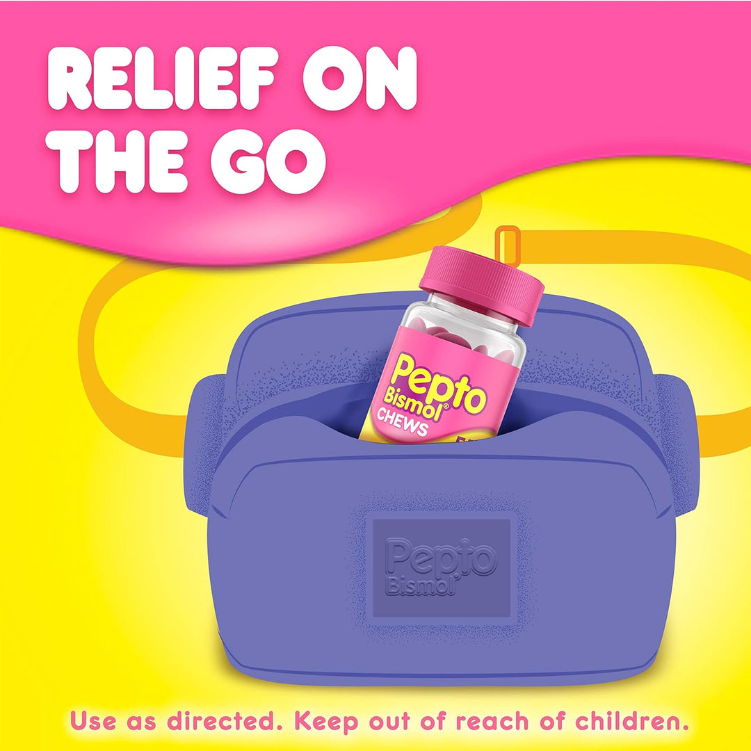Pepto Bismol Chews Fast Digestive Relief