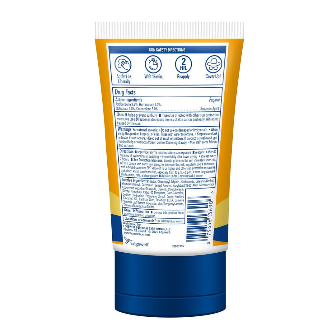 Banana Boat - Bescherming + Vitaminen Hydraterende Zonnebrandcrème SPF 50 - 133ml