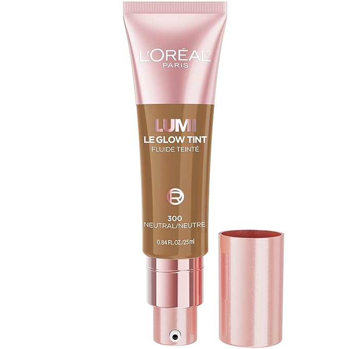 L'Oréal Paris Lumi Le Glow Skin Tint, lichtgewicht getint serum op waterbasis met foundation