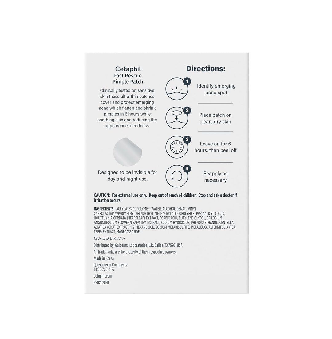 Cetaphil - Acne Patches, Pimple Patches - 24 patches
