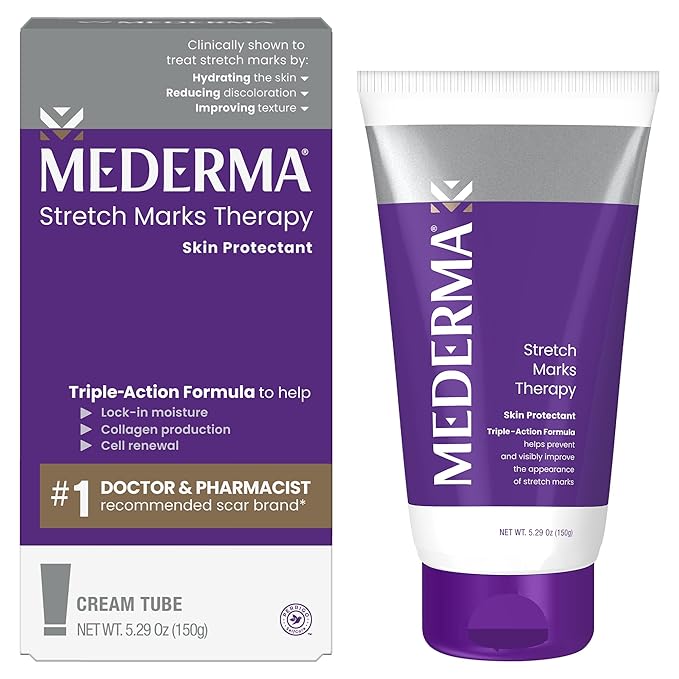 Mederma - Striae Therapie - Helpt Striae Te Voorkomen en Behandelen - Veilig te Gebruiken Tijdens De Zwangerschap - Huidverzorging Tijdens De Zwangerschap