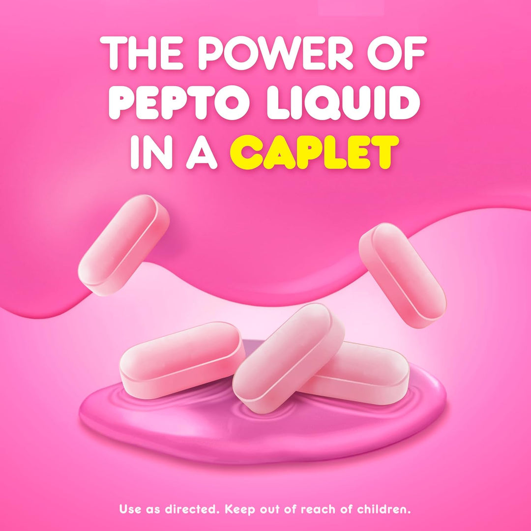 Pepto Bismol Caplets 5 Symptom Digestive Relief
