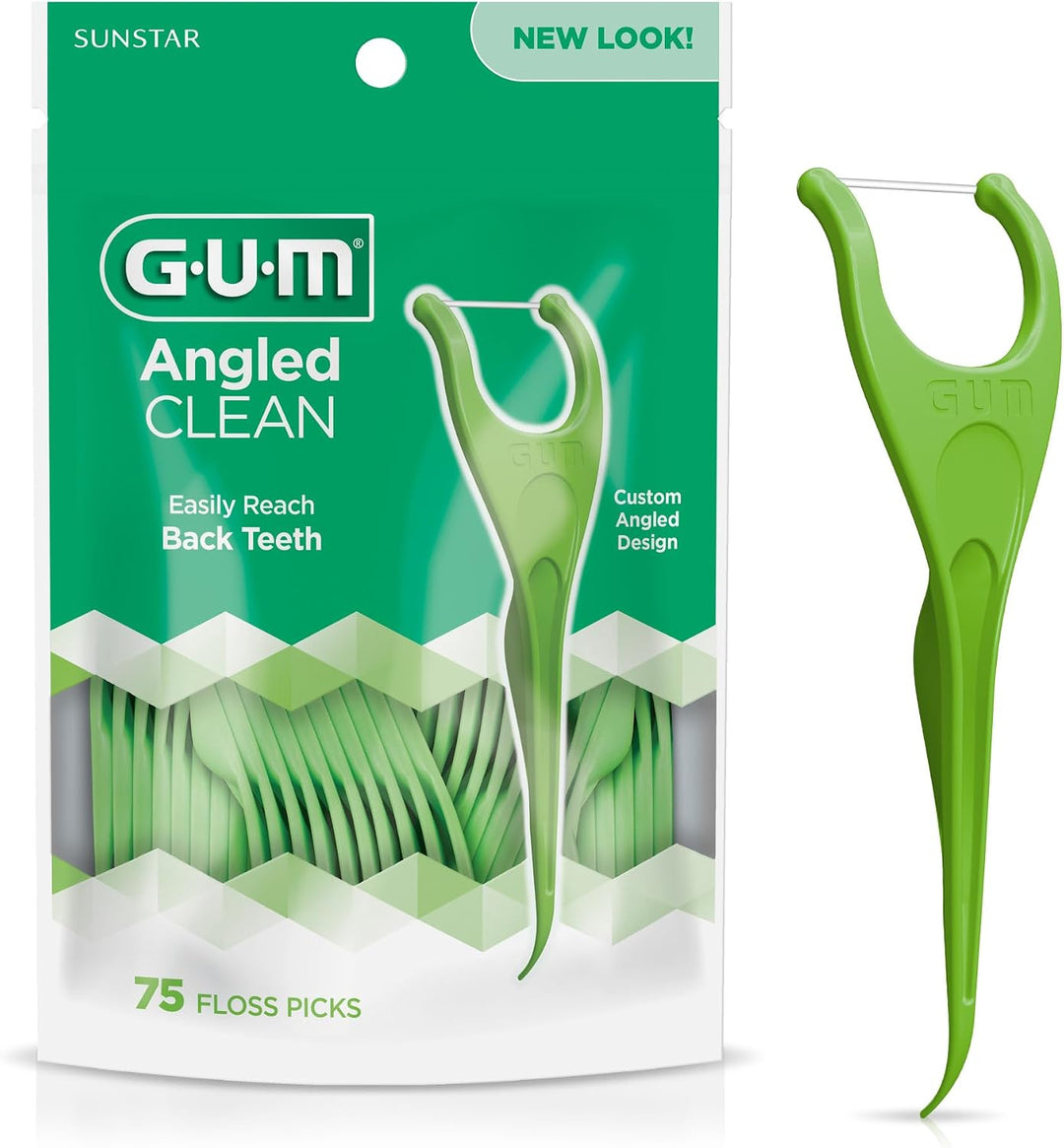 GUM - Schuine Flosserprikkers - 75 Stuks