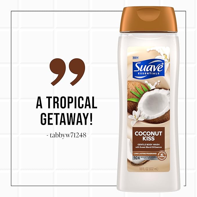 Suave Body Wash - Coconut Kiss - 532ml
