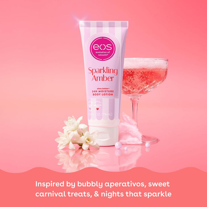 eos Shea Better Sparkling Amber Travel Body Lotion