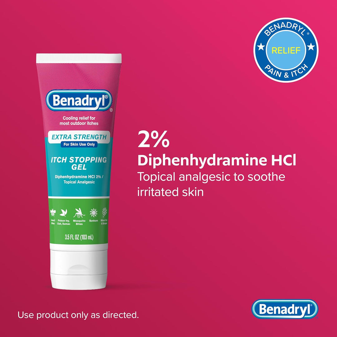 Benadryl Extra Strength Itch Stopping Gel