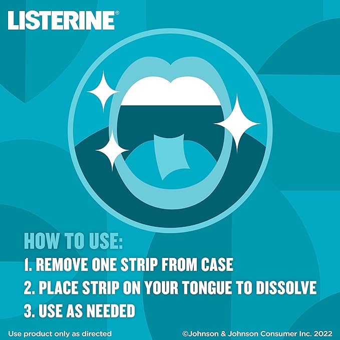 Listerine - Pocketpaks Fresh Breath Strips Mint