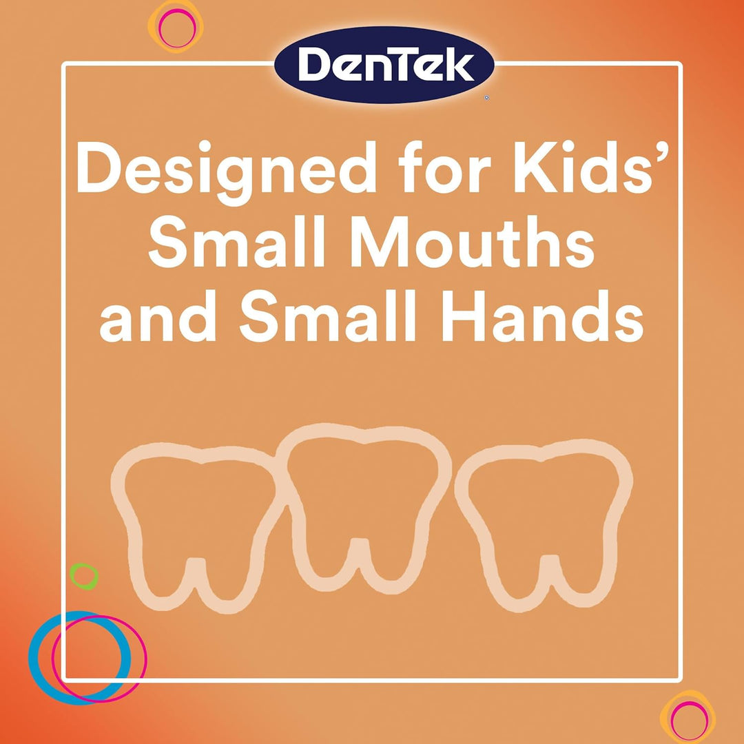 DenTek Kids Fun Flossers Wild Fruit Fluoride-Coated 90 Count