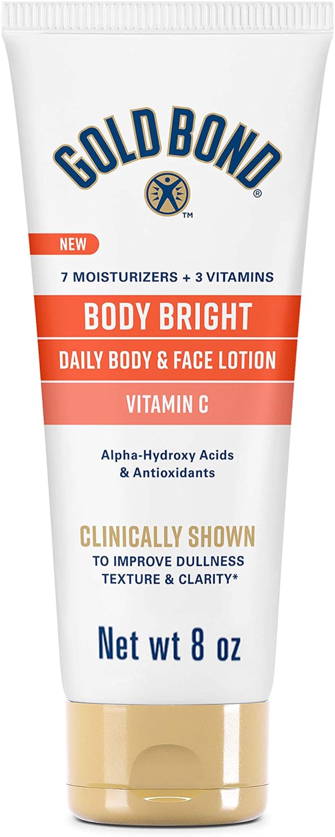 Roll over image to zoom in Gold Bond Body Bright Daily Body & Face Lotion With Vitamin C
