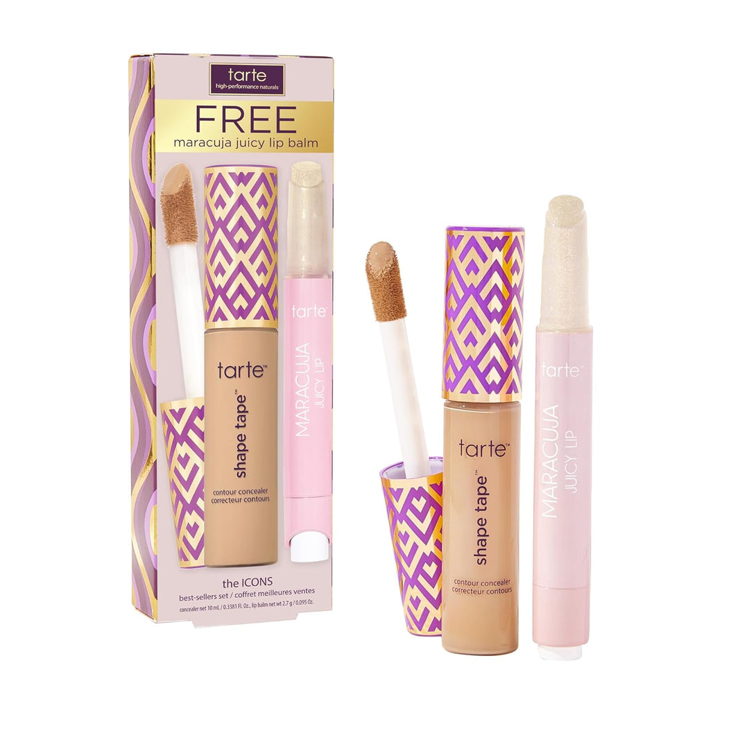 tarte icons shape tape concealer & maracuja juicy lip duo