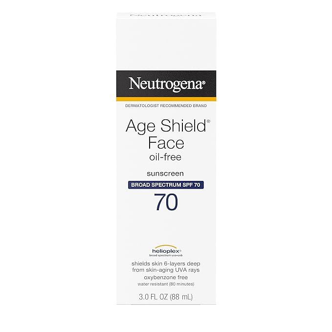 Neutrogena Age Shield Face Oil-Free Sunscreen Lotion - SPF 70