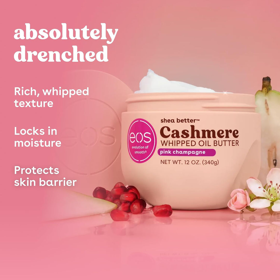eos Pink Champagne Whipped Oil Butter