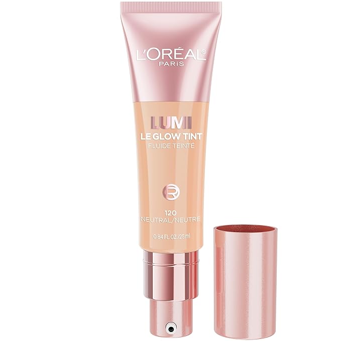L'Oréal Paris Lumi Le Glow Skin Tint, lichtgewicht getint serum op waterbasis met foundation