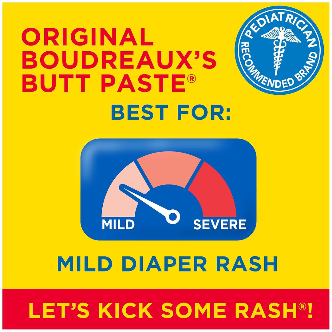 Boudreaux's Butt Paste Original Diaper Rash Cream 16% Zinc Oxide