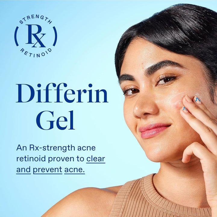 Differin - Adapaleen Gel 0,1% Acnebehandeling, Parfumvrij - 15 g