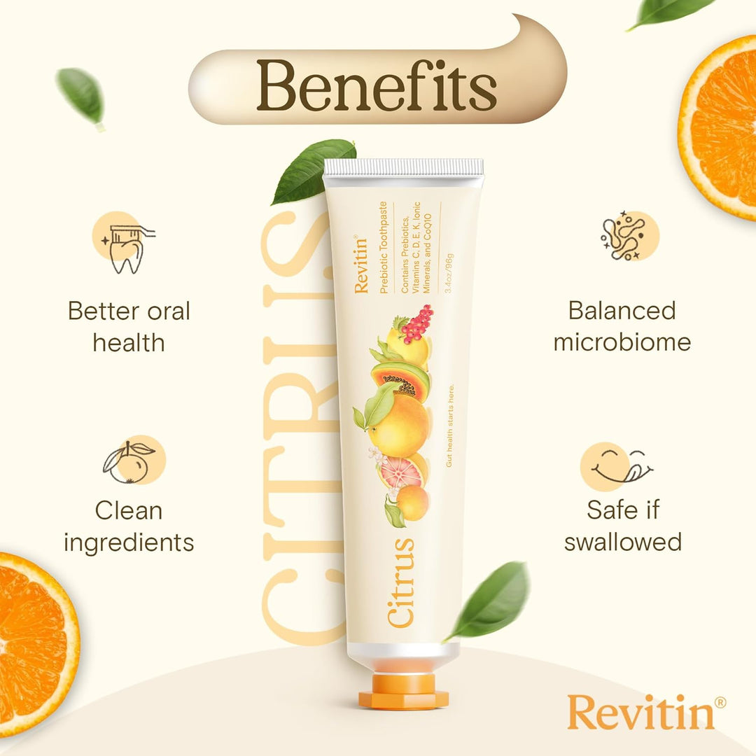Revitin Prebiotic Citrus Toothpaste
