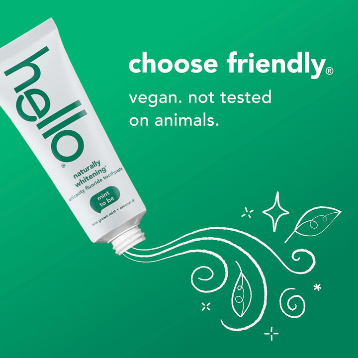 hello Naturally Whitening Fluoride Toothpaste 3-Pack