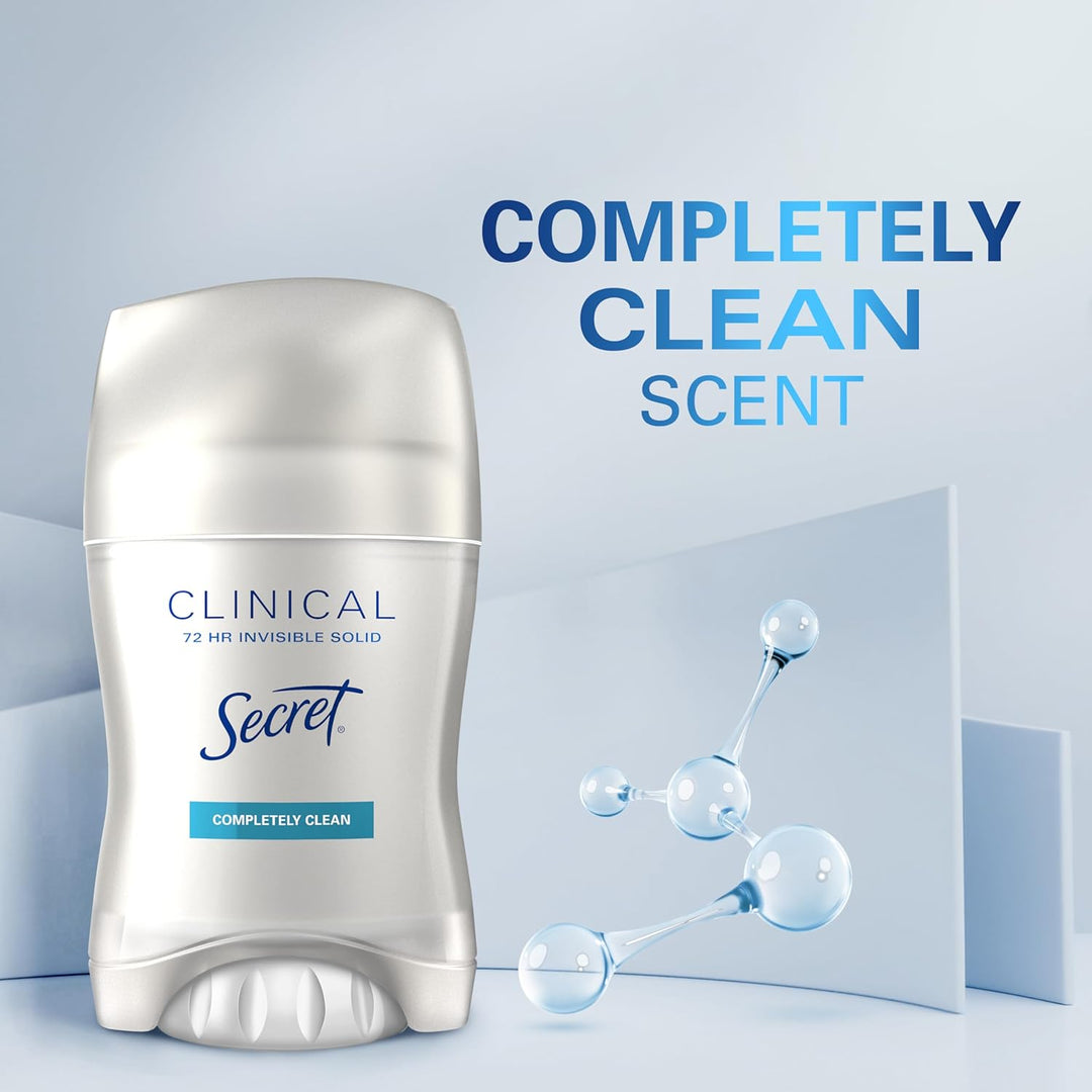 Secret Clinical Strength Antiperspirant Deodorant Completely Clean