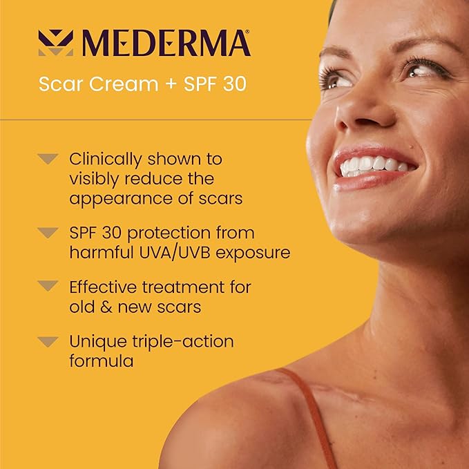 Mederma - Scar Cream Plus SPF 30 -  Sun Damage, Reduces the Appearance of Scars